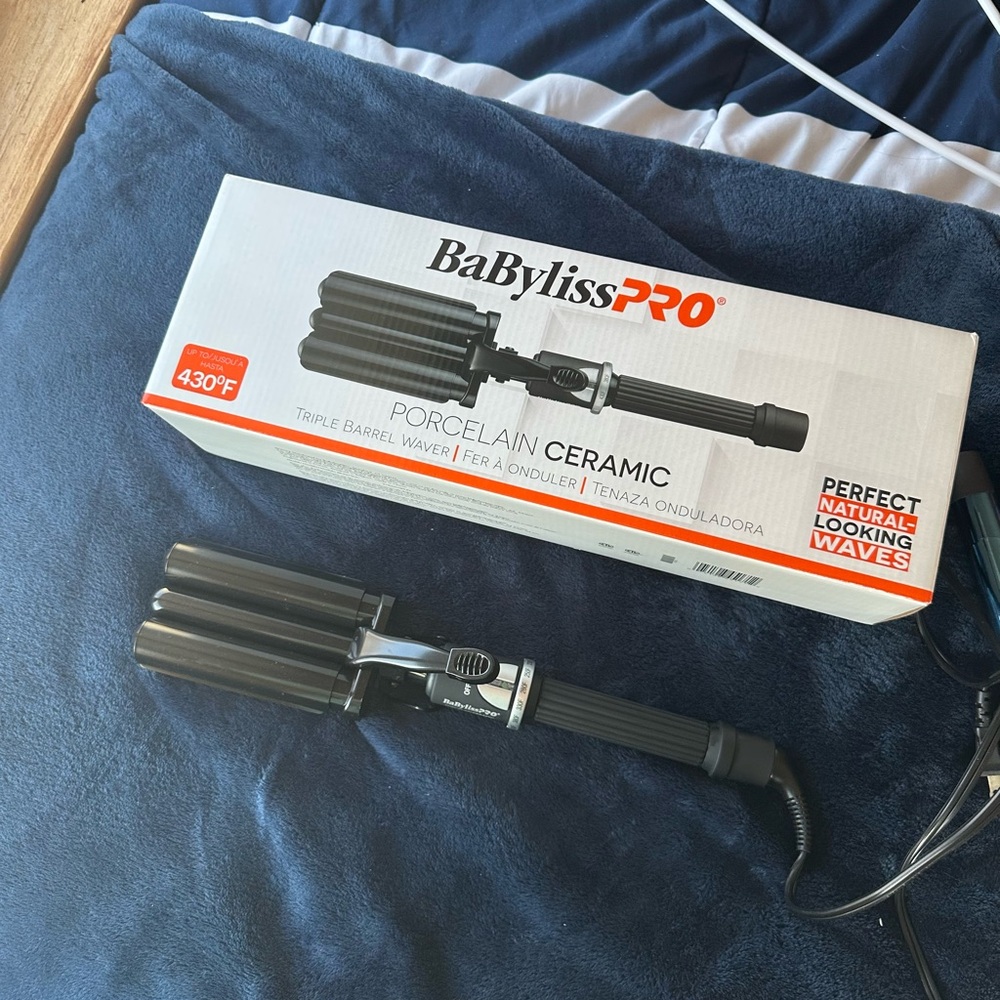 BaBylissPRO Porcelain Ceramic Triple Barrel Waver
